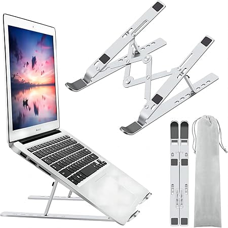 Foldable Adjustable Aluminum Laptop Stand With Free Shipping