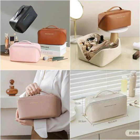Premium Cosmetic Bag – Spacious Makeup Organizer & Travel Pouch | Free Shipping