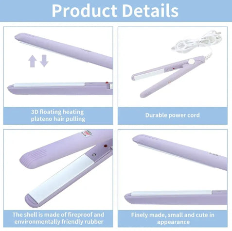 Mini Hair Straightener – Portable Travel Size Flat Iron