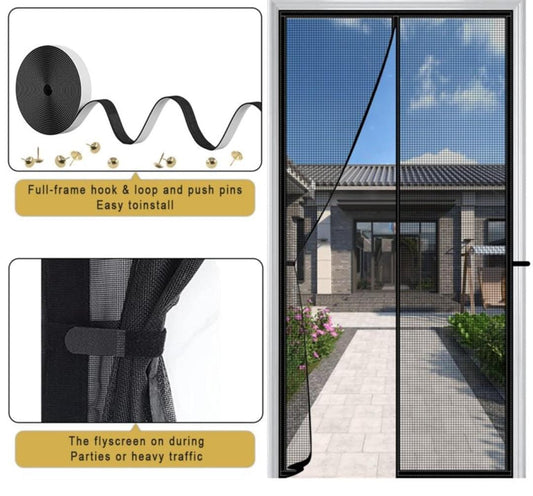 Magnetic Mosquito Net Door Curtain – Hands-Free Anti-Insect Mesh Screen for Home