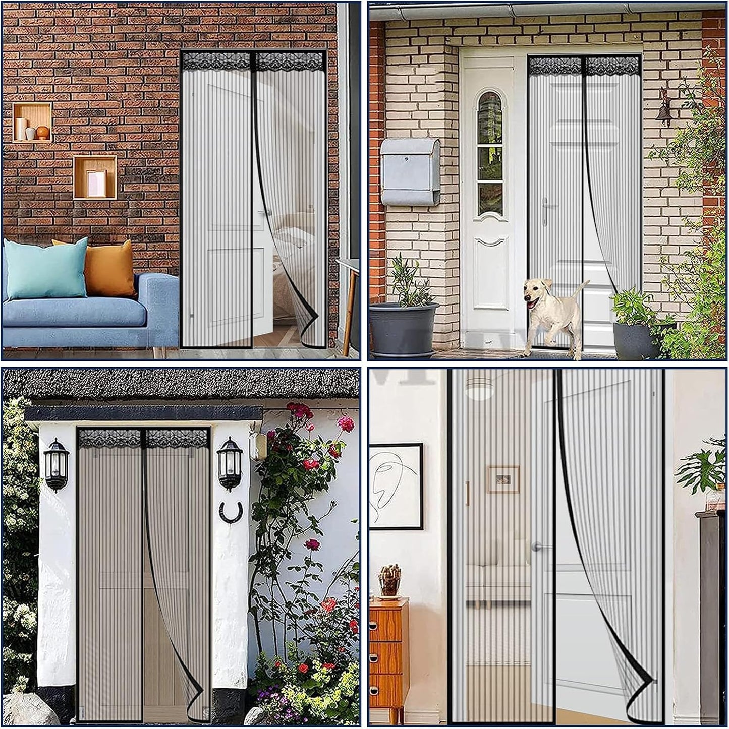 Magnetic Mosquito Net Door Curtain – Hands-Free Anti-Insect Mesh Screen for Home