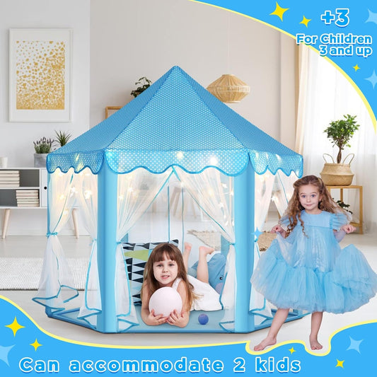 Kids Play Tent House – Indoor & Outdoor Foldable Princess Play Tent for Children