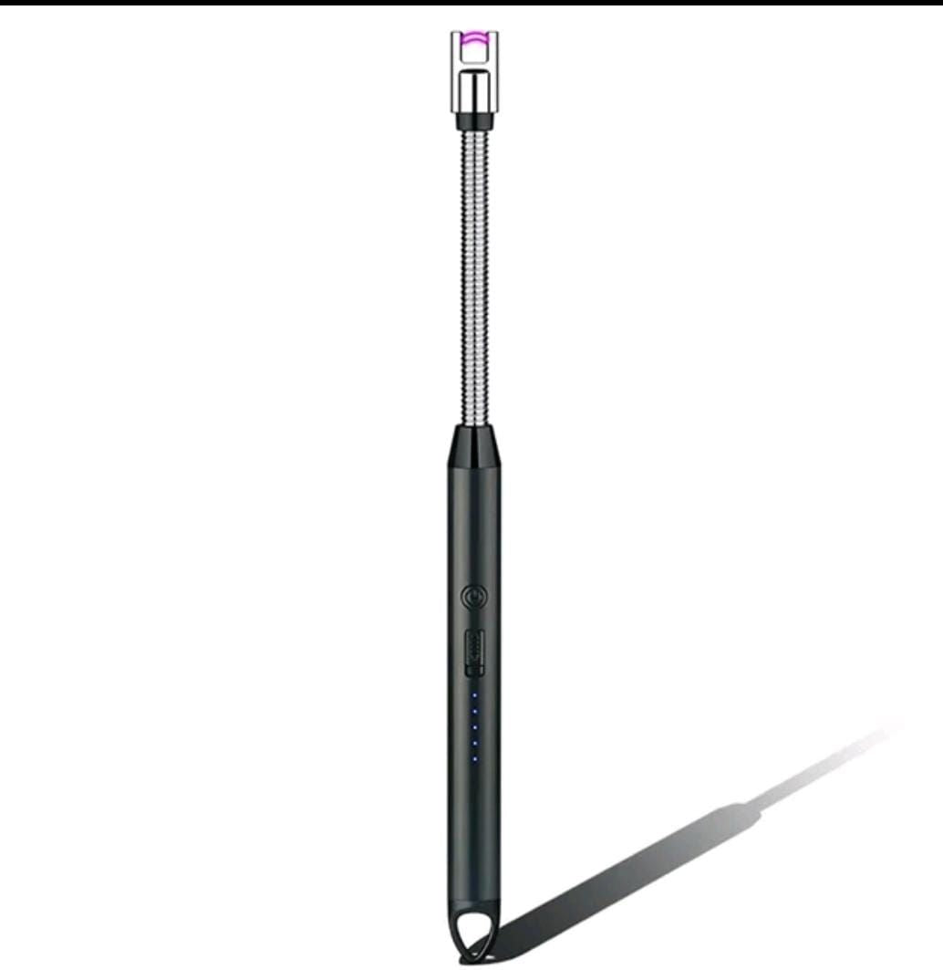 USB Rechargeable Electric Arc Lighter with 360° Flexible Neck – Wind-Resistant BBQ & Kitchen Lighter