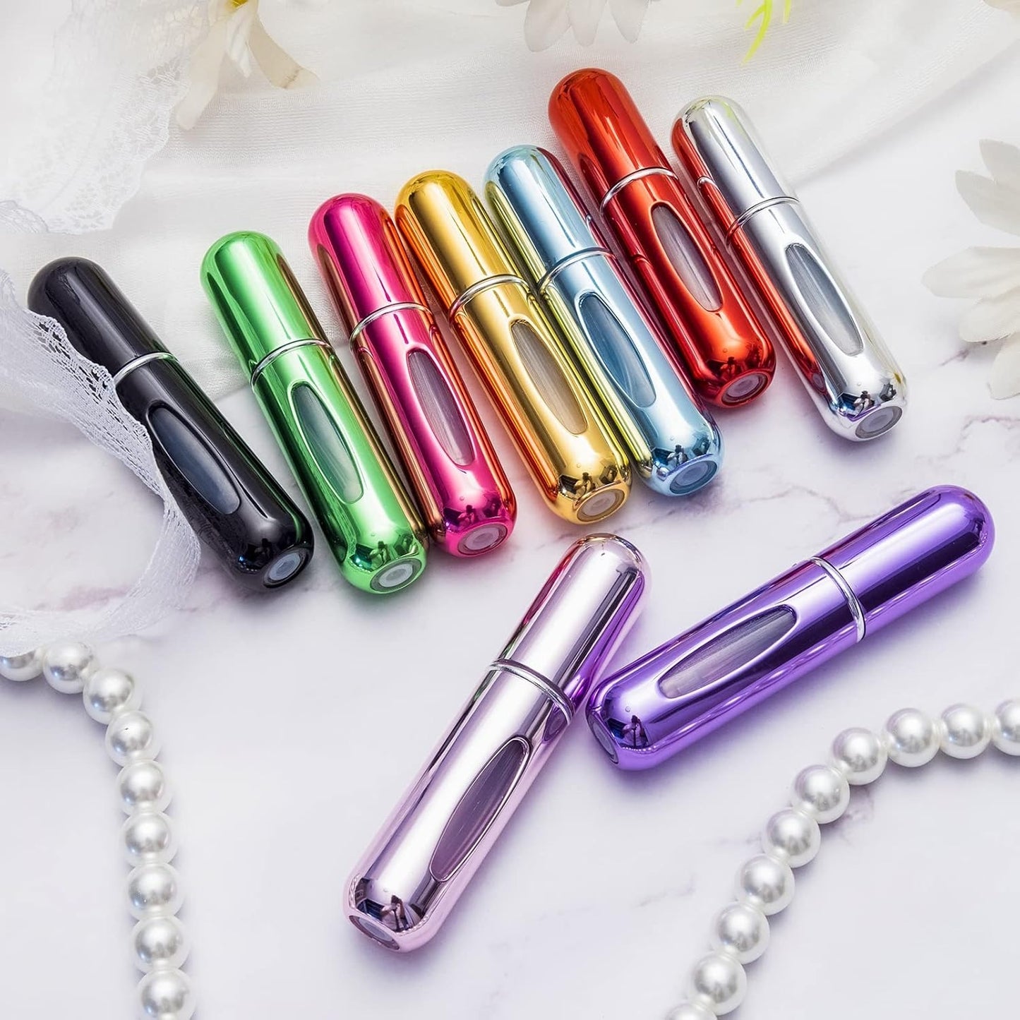 Portable Mini Refillable Perfume Atomizer – Travel Size Fragrance Spray Bottle 5ml for Easy Carry