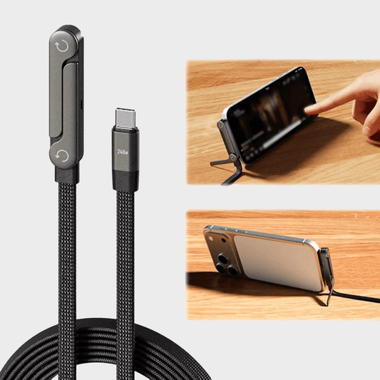 Type-C Fast Charging Cable with Phone Clamp