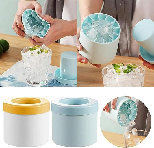 Manual Ice Crusher Cup – 2 Pc Small Ice Crushing Cup for Crushed Ice, Cold Drinks & Cocktails With Free Shipping