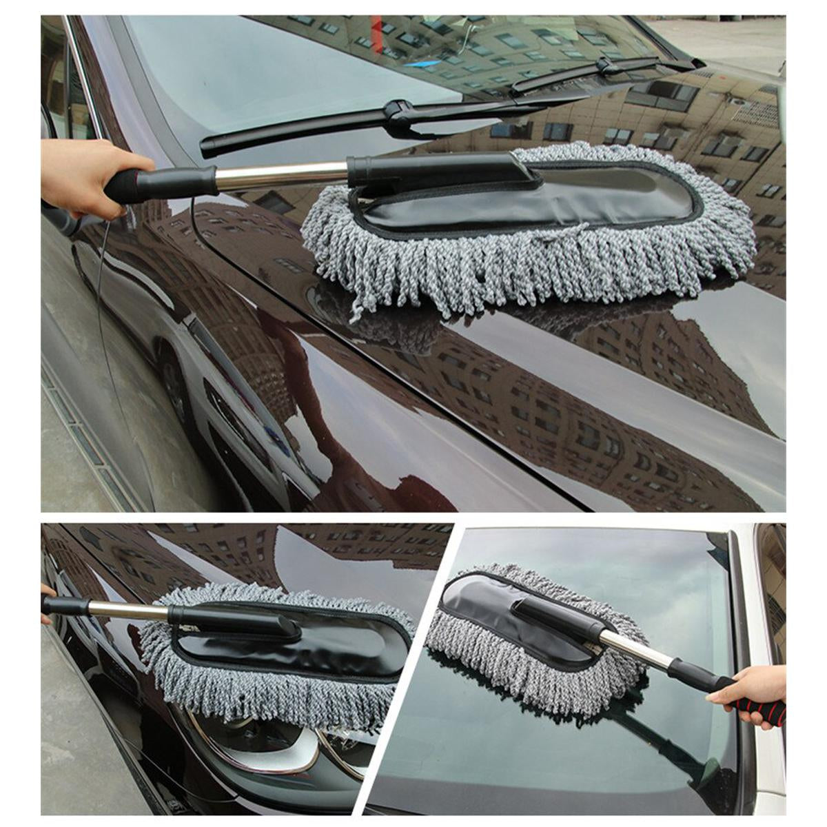 Premium Microfiber Car Cleaning Duster Brush