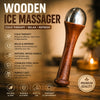 Kansa Wand Face & Body Massager – Traditional Metal Massage Tool with Wooden Handle