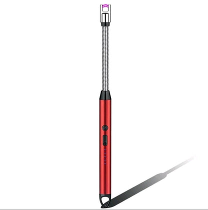 USB Rechargeable Electric Arc Lighter with 360° Flexible Neck – Wind-Resistant BBQ & Kitchen Lighter