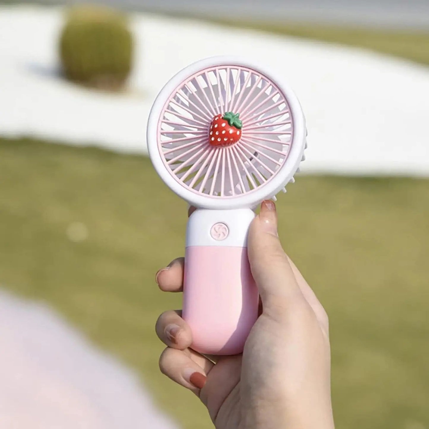 Mini Portable Handheld Rechargeable Fan | 3 Speed Pocket Fan with Adjustable Airflow for Home, Office & Travel
