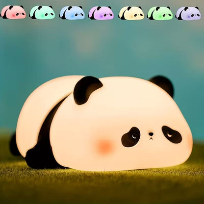 Panda LED Desk Lamp – Rechargeable Touch Control Night Light for Kids & Bedroom