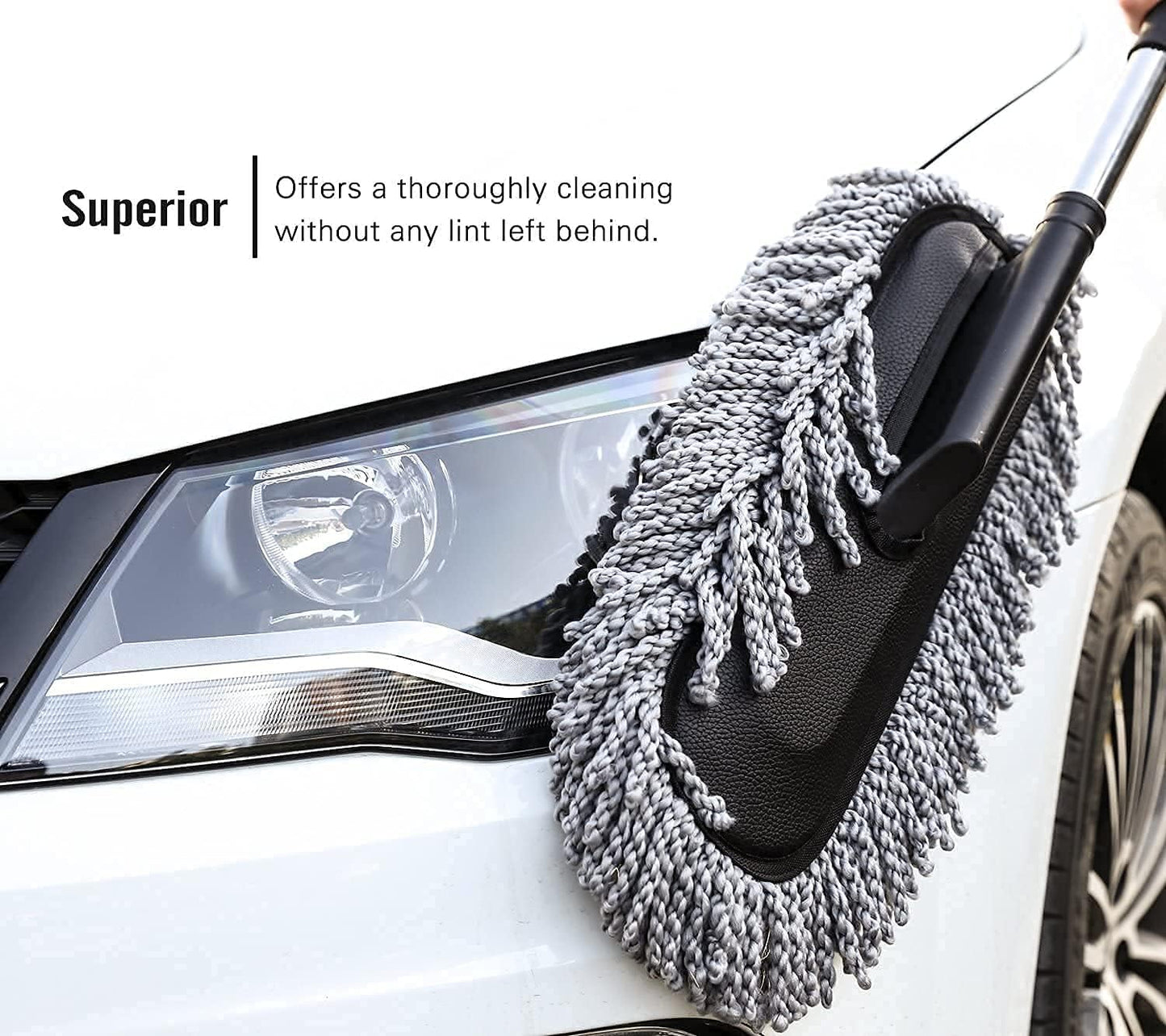 Premium Microfiber Car Cleaning Duster Brush