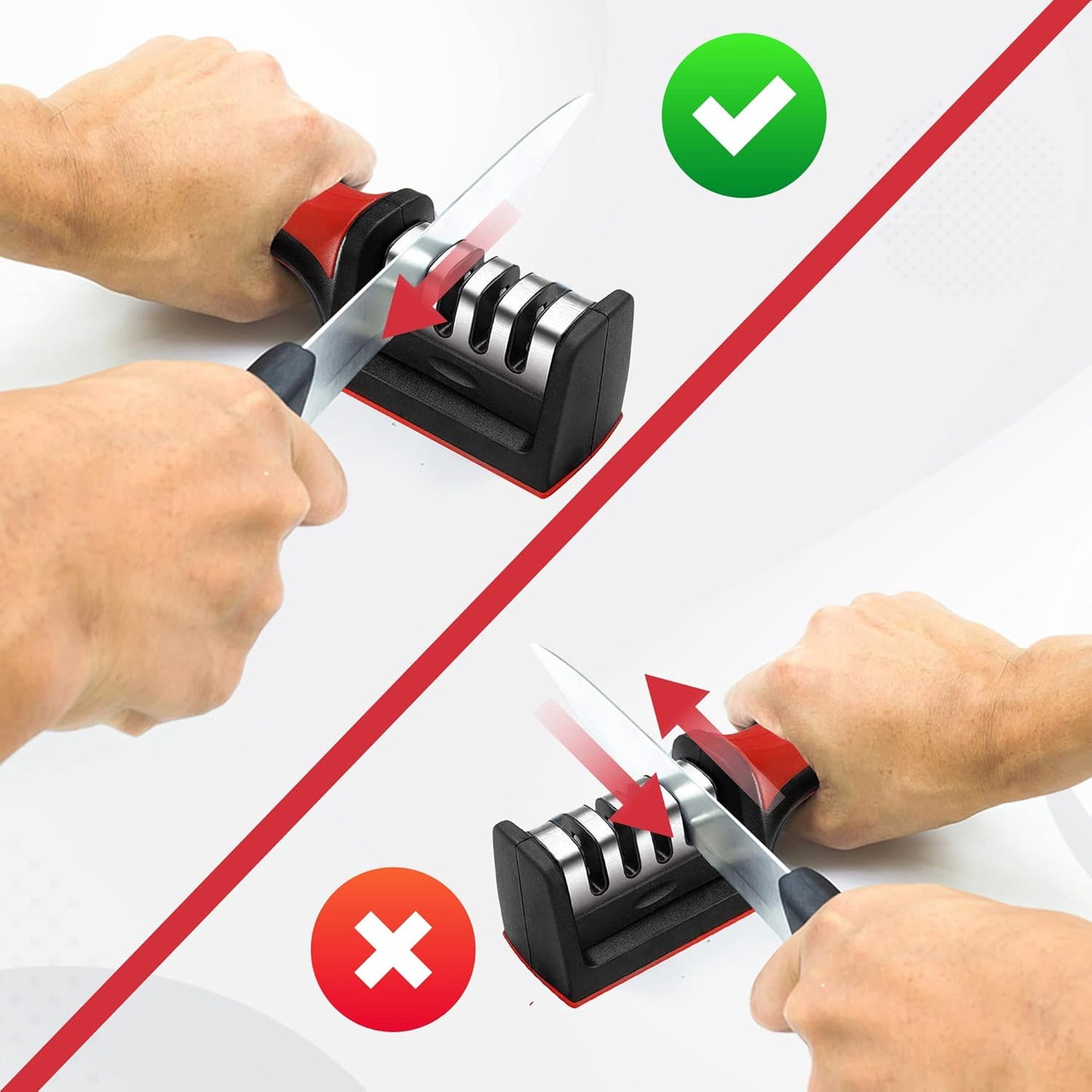 Kitchen Knife Sharpener Tool 3 Stage