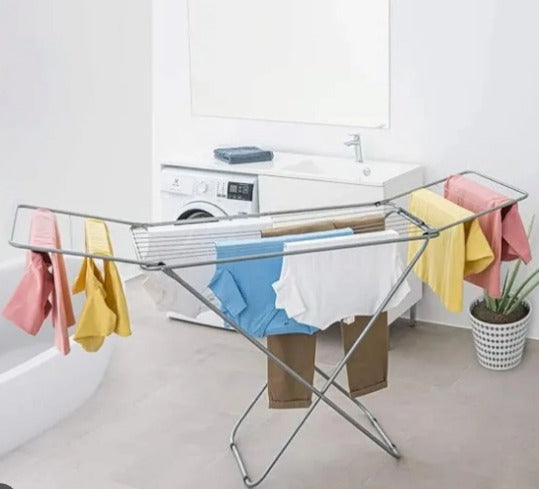 Foldable Clothes Drying Rack – Portable Indoor & Outdoor Laundry Drying Stand
