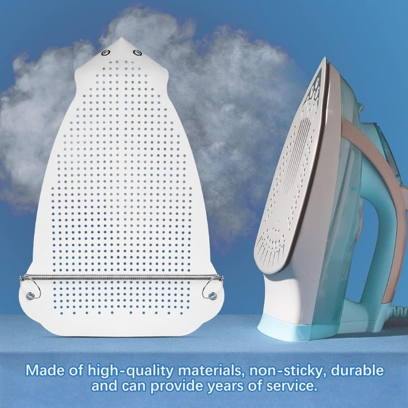 Teflon Iron Cover Protector for Steam Irons – Reusable Non-Stick Soleplate Cover Heat Resistant Ironing Shoe