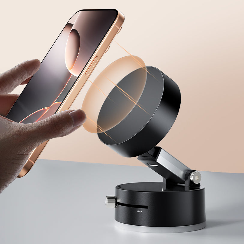 Magnetic Mobile Holder – 360° Rotating Adjustable Phone Stand for Car Dashboard & Desk