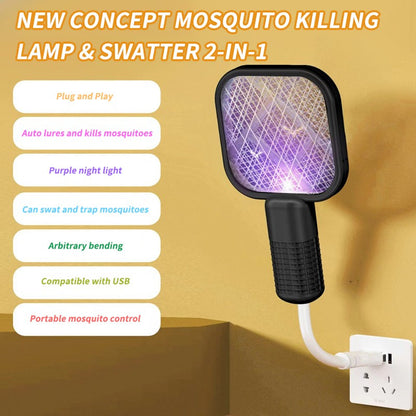 Mini Portable USB Electric Mosquito Racket