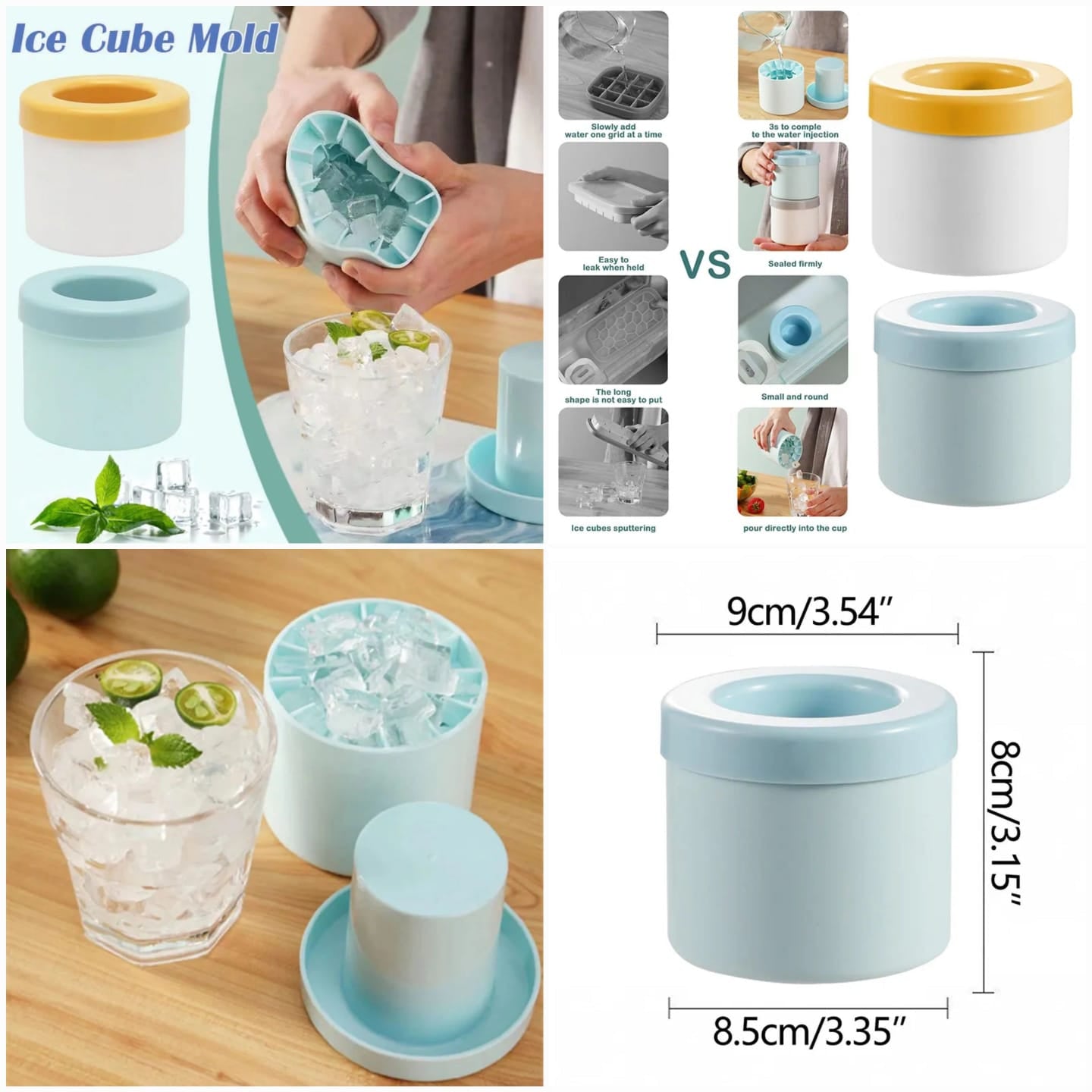 Manual Ice Crusher Cup – Portable Ice Crushing Cup for Crushed Ice, Cold Drinks & Cocktails