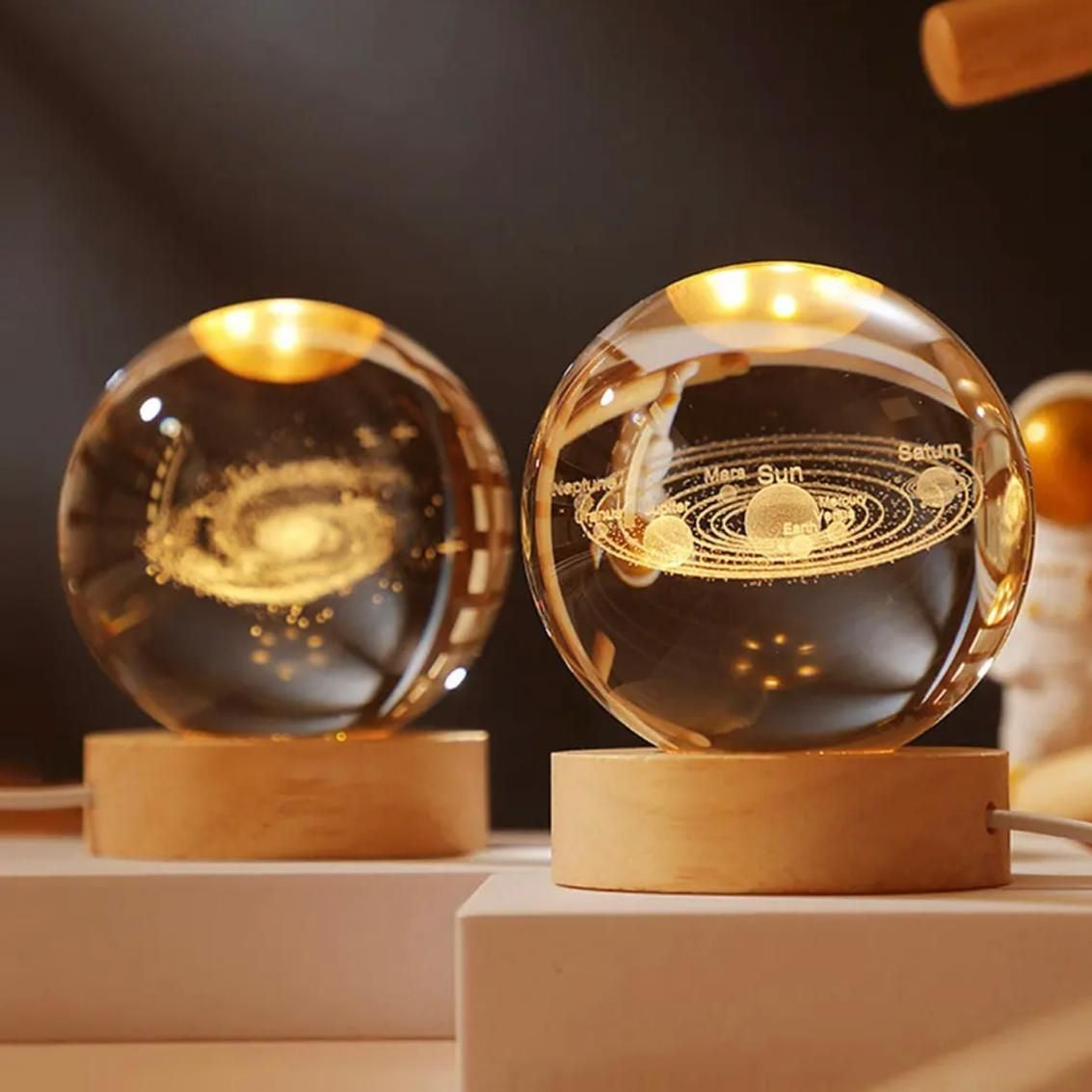 2-in-1 Moon & Sunset Lamp Deal | 3D Crystal Moon Lamp + Sunset Projection Lamp
