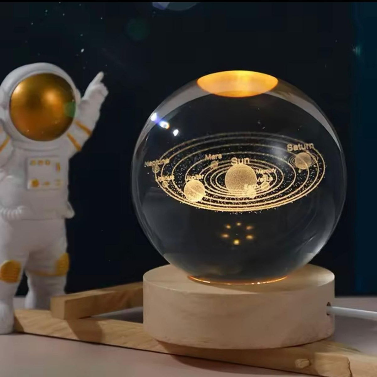 2-in-1 Moon & Sunset Lamp Deal | 3D Crystal Moon Lamp + Sunset Projection Lamp