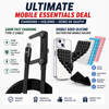 240W Type-C Fast Charging Cable & Double-Sided Silicone Suction Phone Holder – 2-Piece Mobile Essentials Set