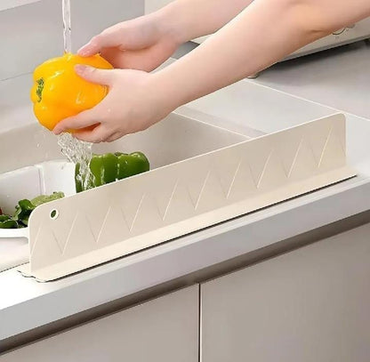 Silicone Kitchen Sink Splash Guard Water Barrier | Reusable & Easy to Clean