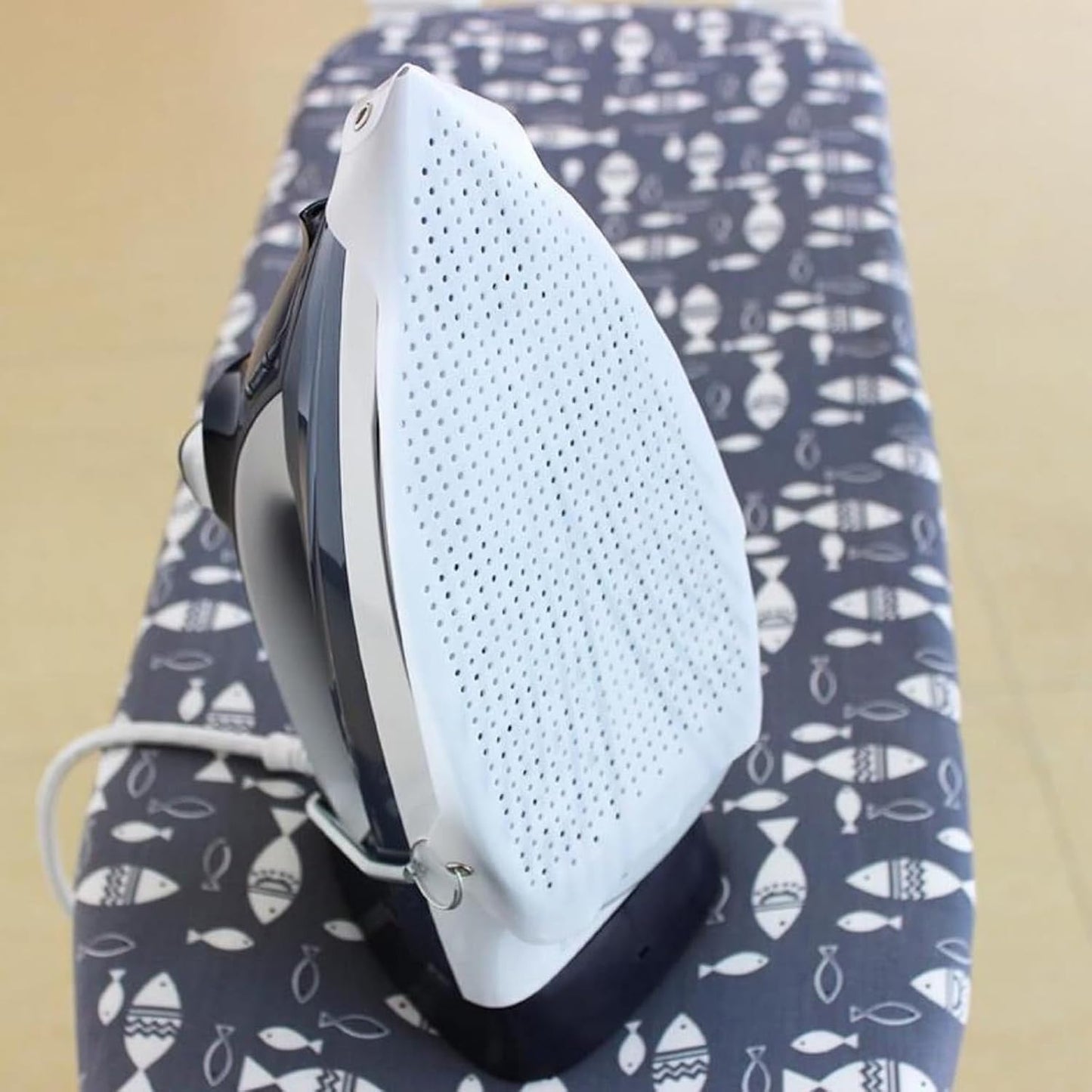 Teflon Iron Cover Protector for Steam Irons – Reusable Non-Stick Soleplate Cover Heat Resistant Ironing Shoe