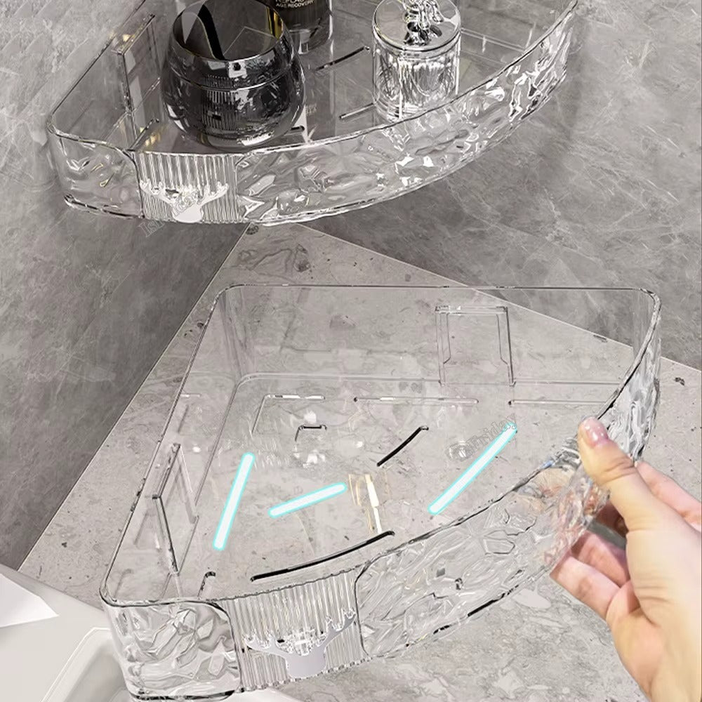 Luxury Suction Shelf – Wall Mounted Corner Shower Organizer | Free Shipping