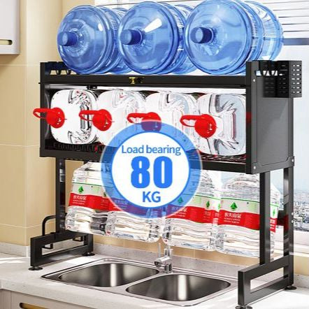 Multi-Functional Kitchen Sink Storage Rack – Over Sink Dish Drying Rack with Utensil Holder