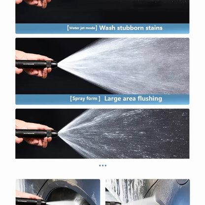 Adjustable Water Spray Nozzle – High Pressure Hose Spray Gun for Car Wash, Gardening & Cleaning