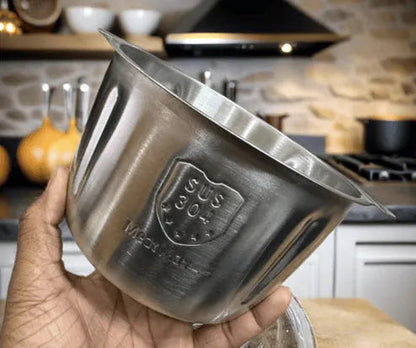 2L Stainless Steel Push Chopper – Manual Hand Press Vegetable & Meat Chopper