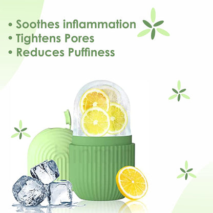 3-in-1 Skincare Beauty Set – Ice Roller, Jade Roller & Derma Roller for Face Massage & Skin Care