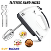 7-Speed Electric Hand Mixer – Scarlett Kitchen Beater with Stainless Steel Whisks & Dough Hooks for Baking