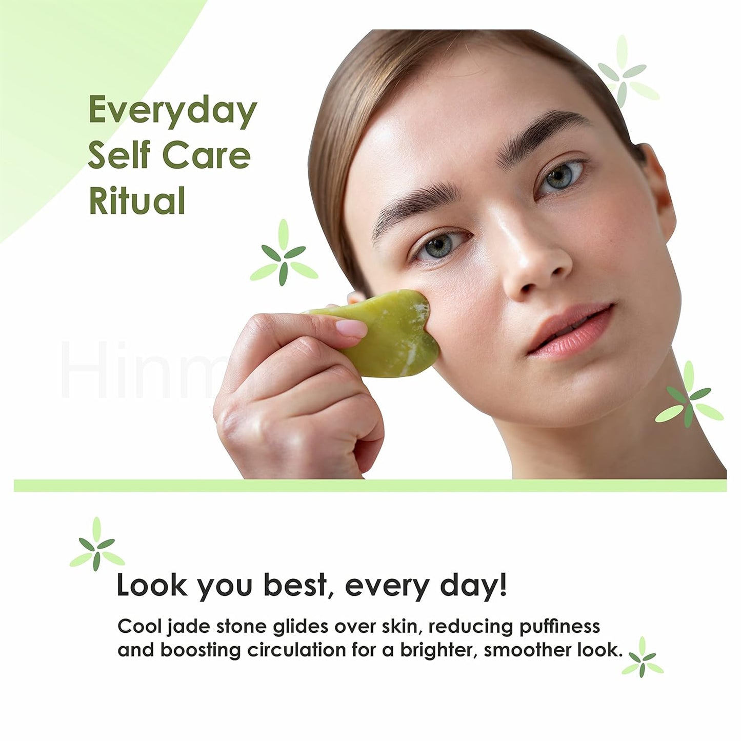 3-in-1 Skincare Beauty Set – Ice Roller, Jade Roller & Derma Roller for Face Massage & Skin Care