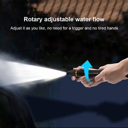 Adjustable Water Spray Nozzle – High Pressure Hose Spray Gun for Car Wash, Gardening & Cleaning