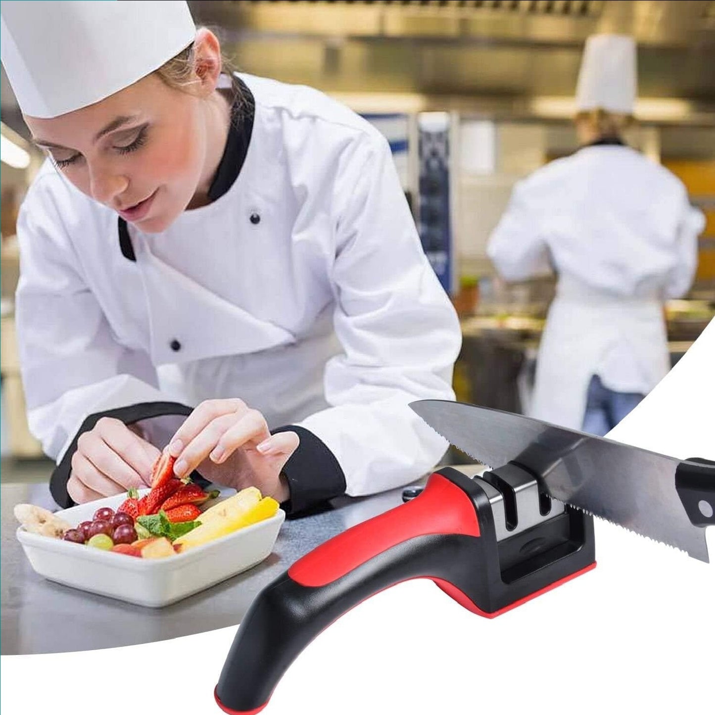 Kitchen Knife Sharpener Tool 3 Stage
