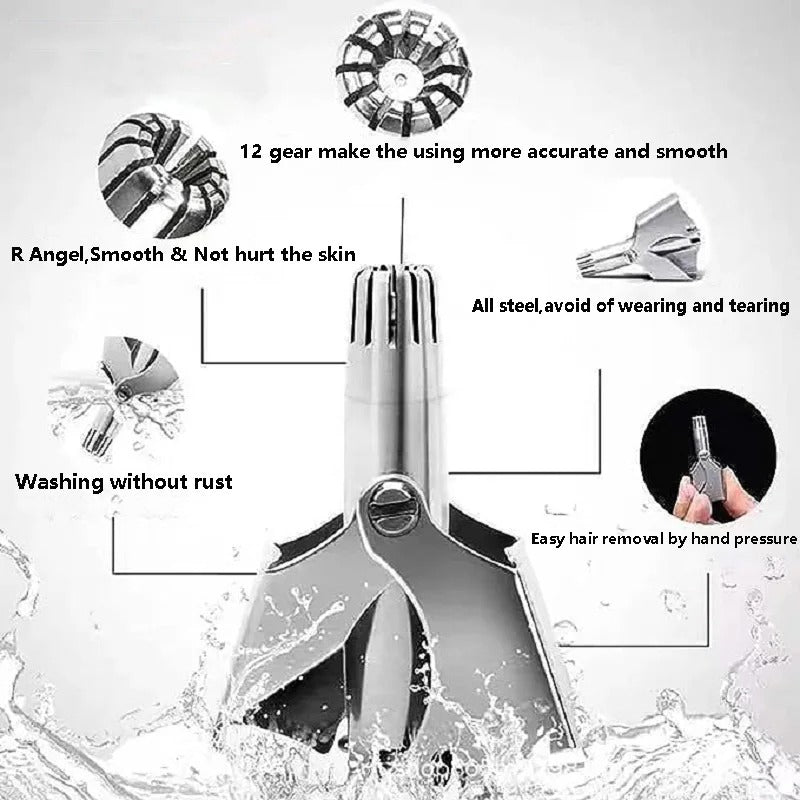 Nose Hair Trimmer | Safe & Precise Manual Nose Hair Remover