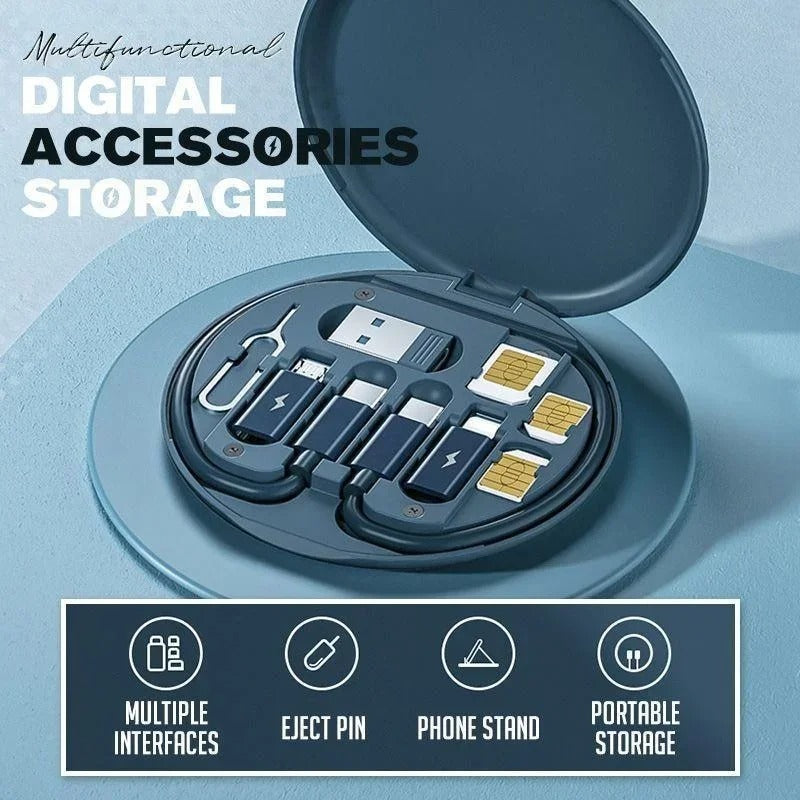 Magnetic Suction Mobile Holder + 60W Travel Cable Kit – 2-in-1 Deal