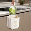 Wall Mounted Kitchen Hanging Trash Bin - Plastic Cabinet Door Waste Bin for Food Scraps & Kitchen Waste