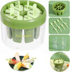 7-Slot Reusable Ice Pop Mold Set with Storage Container – DIY Homemade Popsicle Maker - Free Shipping