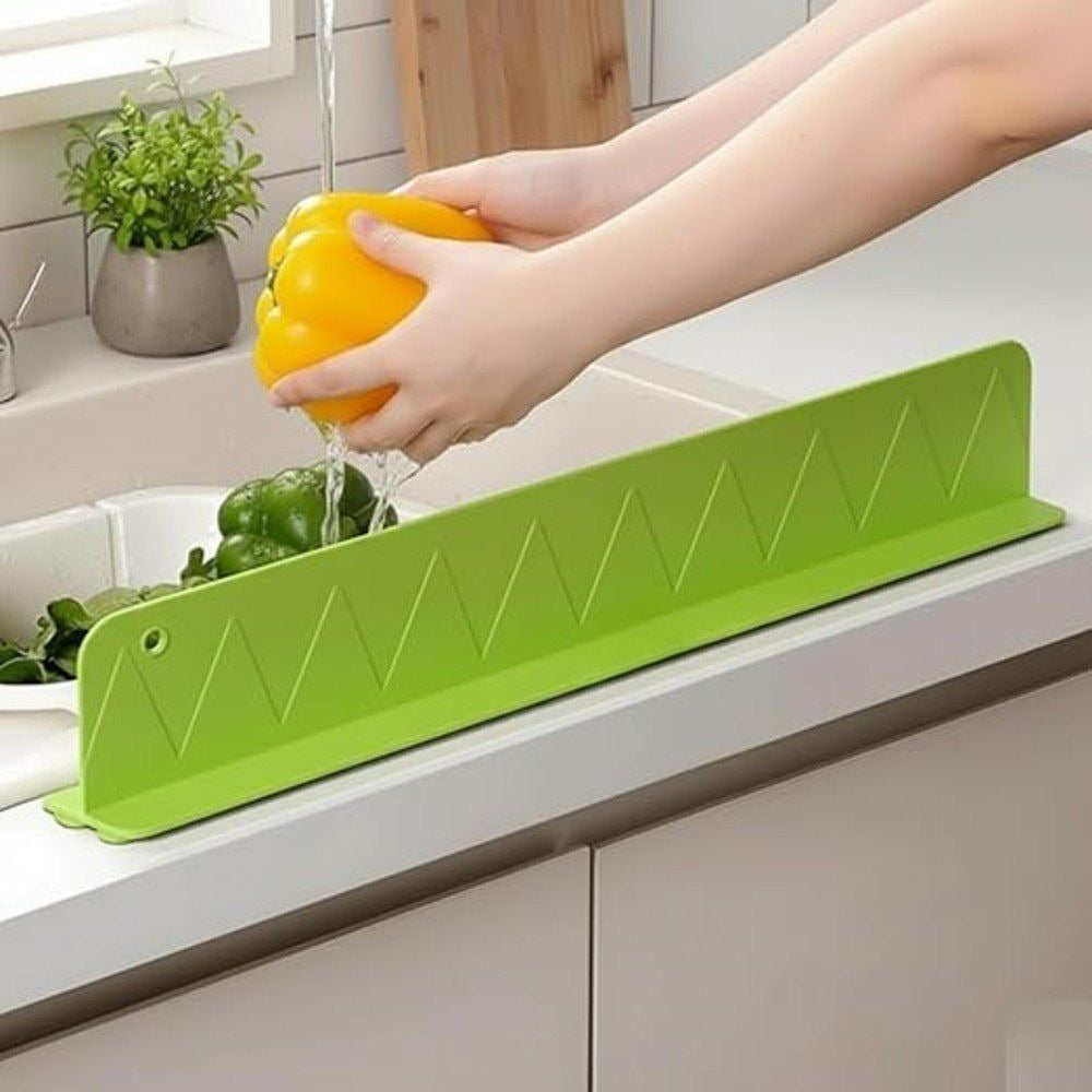 Silicone Kitchen Sink Splash Guard Water Barrier | Reusable & Easy to Clean