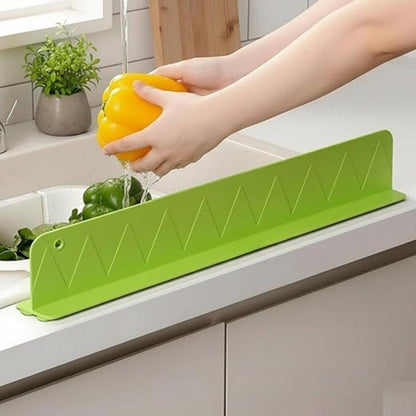 Silicone Kitchen Sink Splash Guard Water Barrier | Reusable & Easy to Clean