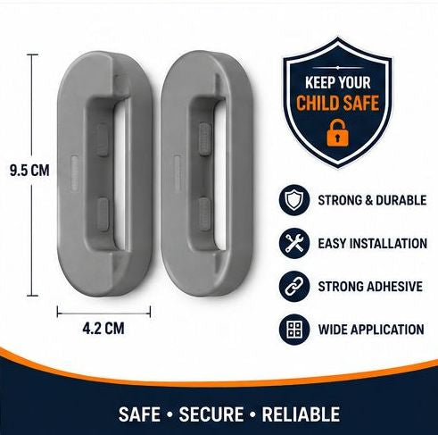 Refrigerator Safety Lock – Child Proof Fridge Lock, Cabinet & Drawer Lock