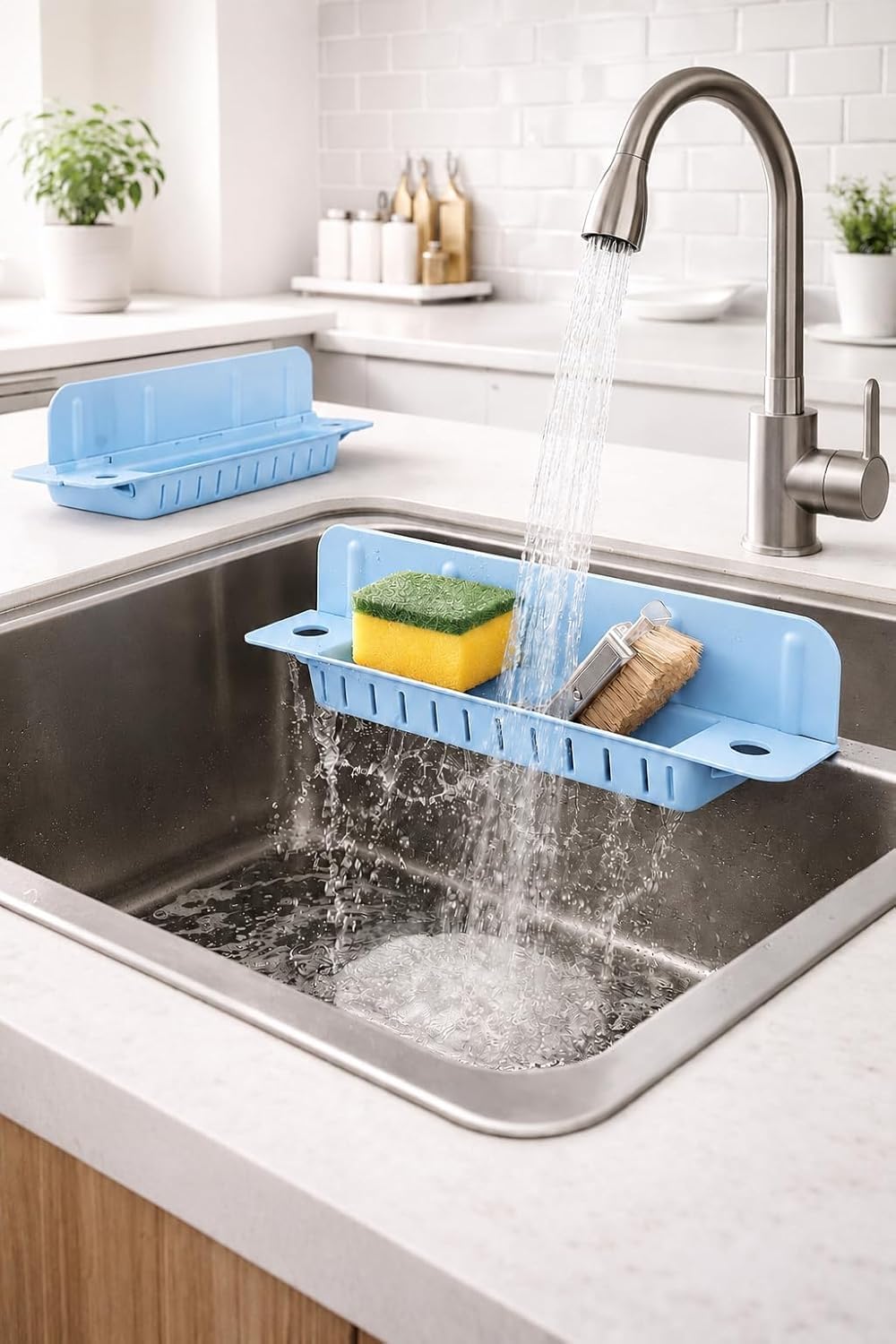 2-in-1 Sink Splash Guard with Drain Basket With Free Shipping