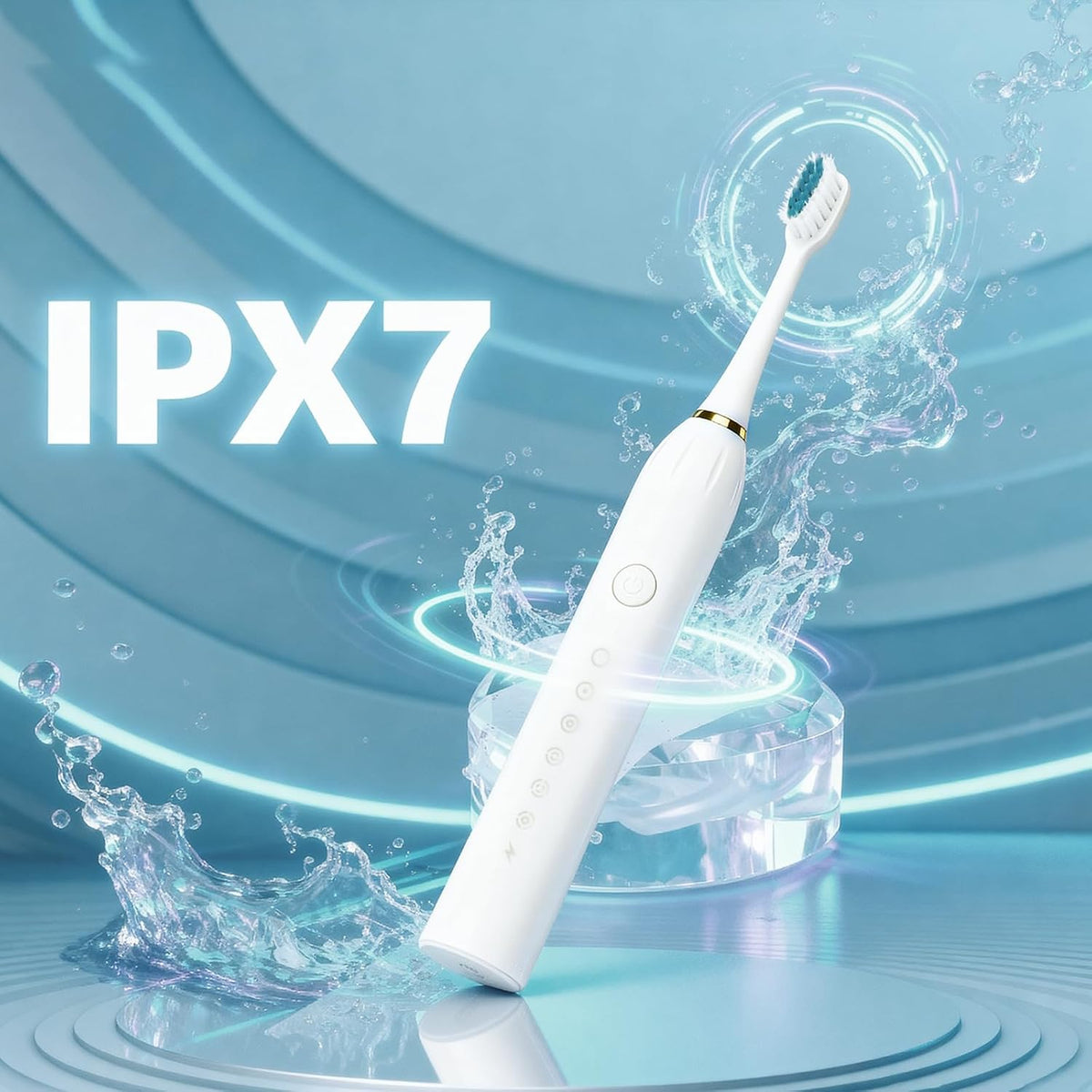 X-3 Electric Toothbrush with 4 Replacement Brush Heads - Free Shipping