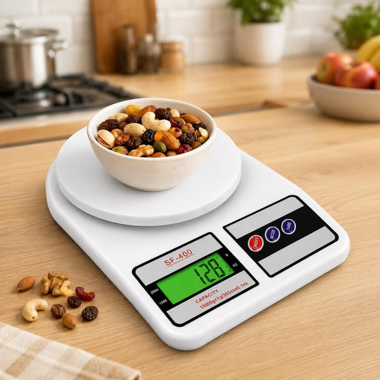 Digital Kitchen Food Weighing Scale 10KG – High Precision Electronic Weight Scale | Free Shipping