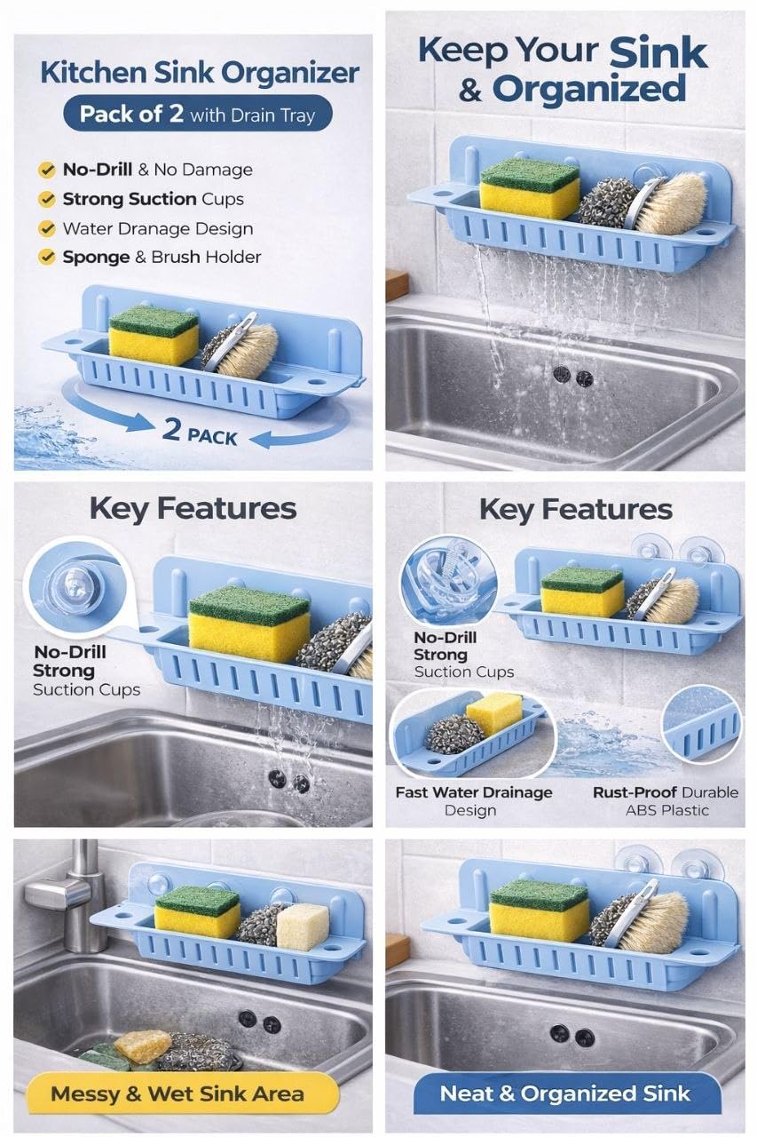 2-in-1 Sink Splash Guard with Drain Basket With Free Shipping