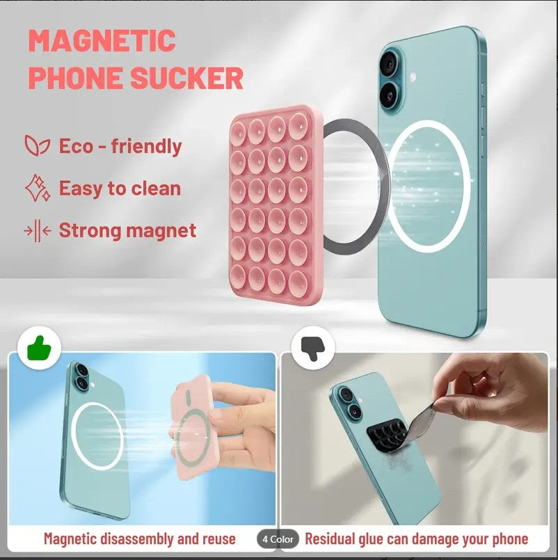 240W Type-C Fast Charging Cable & Double-Sided Silicone Suction Phone Holder – 2-Piece Mobile Essentials Set