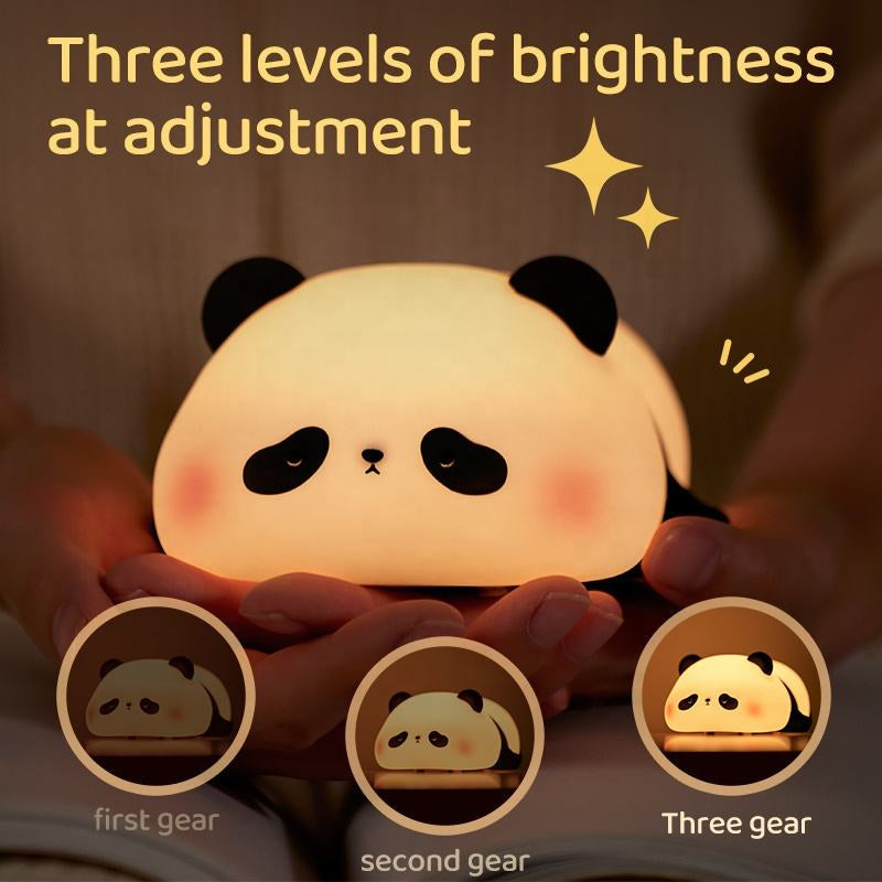 Panda LED Desk Lamp – Rechargeable Touch Control Night Light for Kids & Bedroom