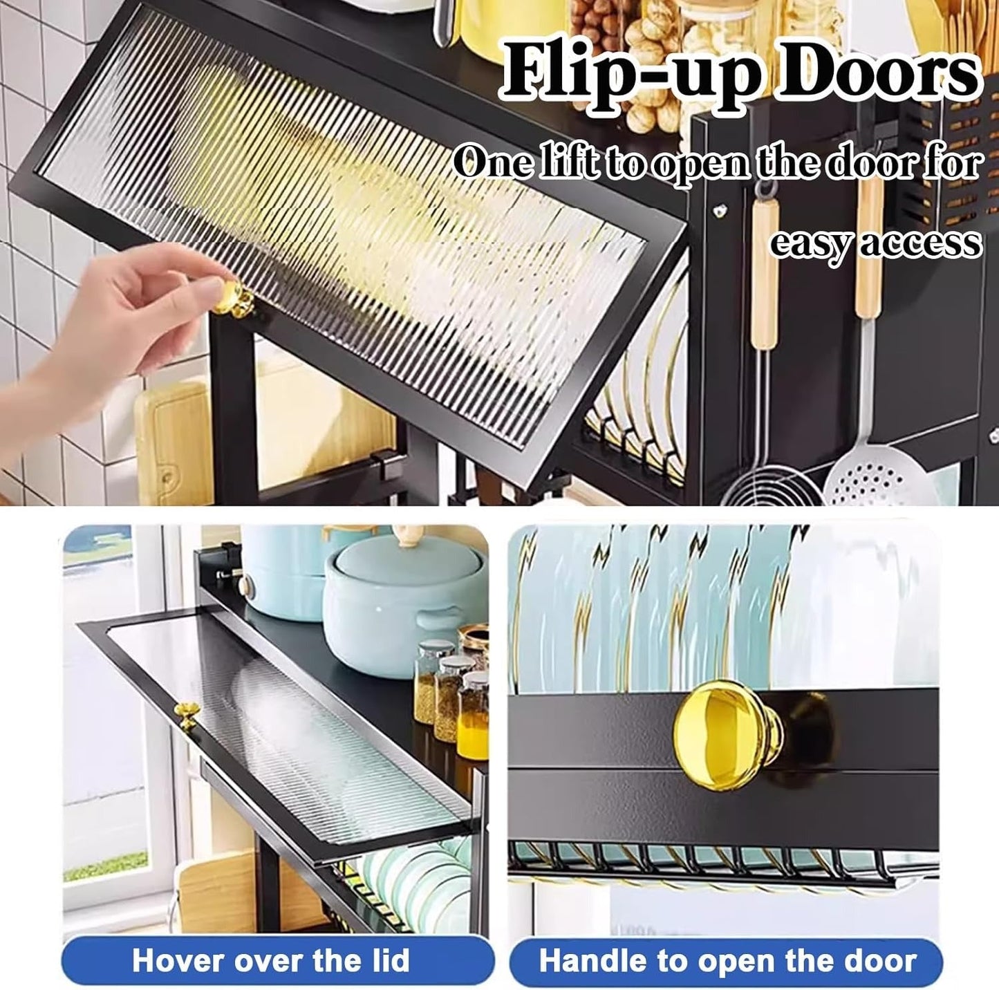 Multi-Functional Kitchen Sink Storage Rack – Over Sink Dish Drying Rack with Utensil Holder